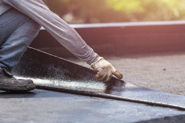 Professional Exterior Waterproofing technician working in Milwaukee, WI